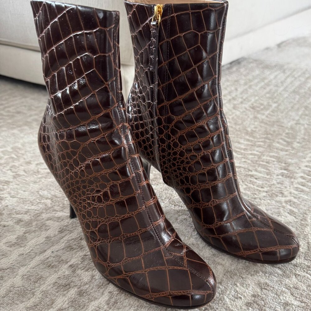 GIUSEPPE ZANOTTI Croc booties